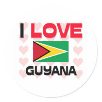 I Love Guyana stickers