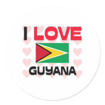 I Love Guyana stickers