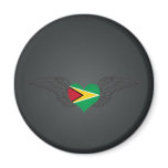 I Love Guyana -wings magnets