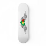 I Love Guyana -wings Skate Board