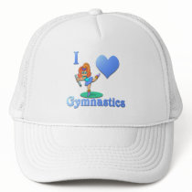 i love Gymnastics #1 Mesh Hats