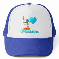 i love gymnastics #3 hats