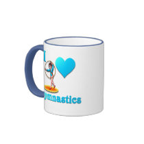 i love gymnastics #3 mugs