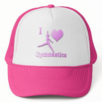 i love gymnastics #6 hats