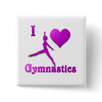 i love gymnastics #8 pins