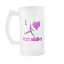 i love gymnastics #8 coffee mug