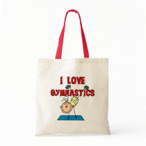 I Love Gymnastics bags by stick_figures I Love Gymnastics bags