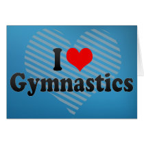 I Love Gymnastics Cards