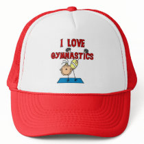 I Love Gymnastics hats by stick_figures I Love Gymnastics hats