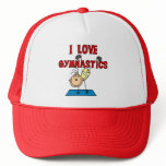 I Love Gymnastics hats