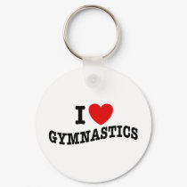 I Love Gymnastics keychains by magarmor I Love Gymnastics keychains