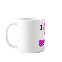 I Love GYMNASTICS Coffee Mugs