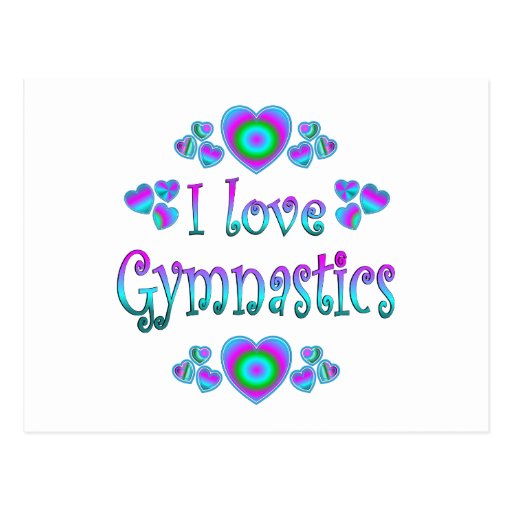 i-love-gymnastics-postcard-zazzle