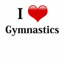 I Love Gymnastics t-shirts by doodles_designs I Love Gymnastics t-shirts