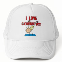 I Love Gymnastics Tshirts and Gifts Mesh Hat
