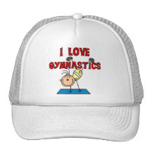 I Love Gymnastics Tshirts and Gifts Mesh Hat