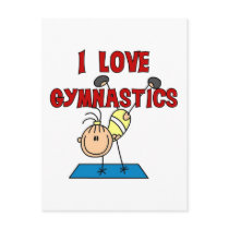 I Love Gymnastics Tshirts and Gifts Postcard