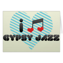 I Love Gypsy Jazz Card