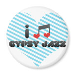 I Love Gypsy Jazz magnets