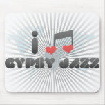 I Love Gypsy Jazz Mouse Pad