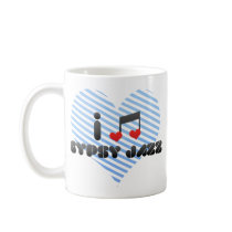 I Love Gypsy Jazz Coffee Mug