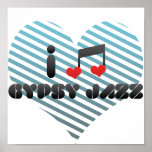 I Love Gypsy Jazz posters