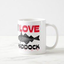 I Love Haddock Coffee Mugs