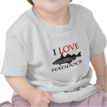 I Love Haddock Shirts