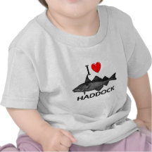 I Love Haddock T Shirts