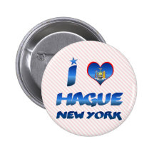 I love Hague, New York Buttons