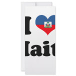 I LOVE HAITI 2 PERSONALIZED RACK CARD