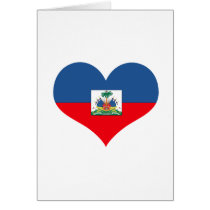 I LOVE HAITI GREETING CARD