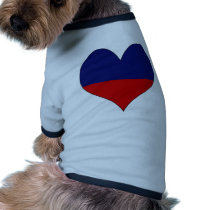 I Love Haiti Dog Clothes