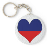 I Love Haiti Keychains