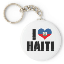 I LOVE HAITI keychains