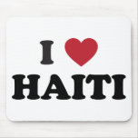 I Love Haiti Mousepads