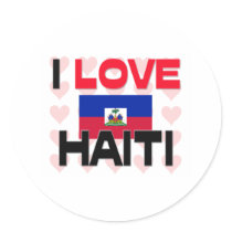 I Love Haiti stickers