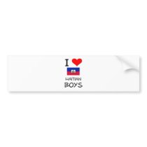 I Love Haitian Boys bumper stickers by flagshirt I Love Haitian Boys bumper stickers
