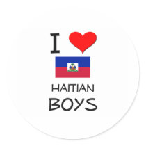 I Love Haitian Boys stickers by flagshirt I Love Haitian Boys stickers