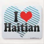 I Love Haitian mousepads