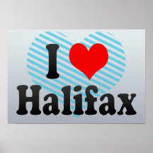 I Love Halifax, Canada. I Love Halifax, Canada Poster