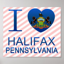 I Love Halifax, PA Poster