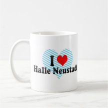 I Love Halle Neustadt, Germany Mugs
