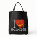 I Love Halloween bags