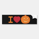 I love Halloween Bumper Sticker