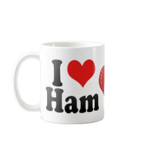 I Love Ham Coffee Mug