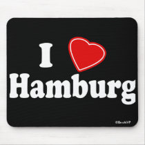 I Love Hamburg mousepads
