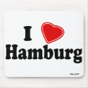 I Love Hamburg mousepads by Rep_Yo_City I Love Hamburg mousepads