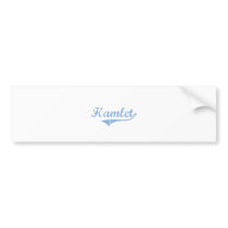 I Love Hamlet North Carolina Bumper Sticker