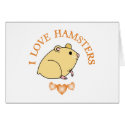 I Love Hamsters cards by AllPetsStore I Love Hamsters cards